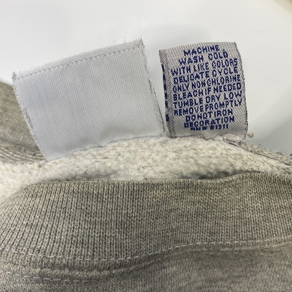 Vintage B.U.M Equipment Grey Crewneck Sweatshirt 1X Grunge - Picture 4 of 8